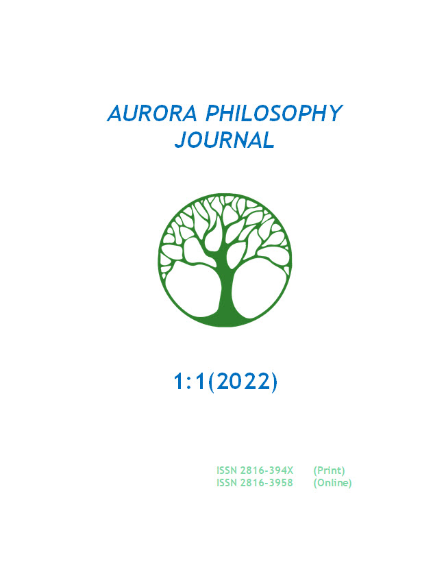 Aurora Philosophy Journal 1:1(2022)